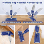 Microfiber Spray Mop for Floors Cleaning: Wet Dry Hardwood Floor Mops - Image 7