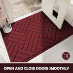 Door Mat Indoor Doormat, Entryway Rug Door Mats Non-Slip Rubber Backing - Image 5