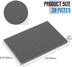 20 Pack 400 Grit Sanding Sponge, 3 x 4 Inch Soft Foam Sanding Block Wet Dry - Image 2