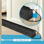 QUOLIX Triangle Under-Door Draft Stopper, 36 Inch Noise Blocker, Weighted - Image 4