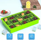 Ice Cube Tray, 3 Pack Silicone Ice Tray Easy-Release Flexible 15 Ice Cube Molds - Image 3