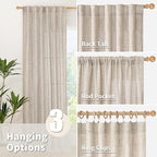 YoungsTex Rod Pocket Linen Curtains - Image 6