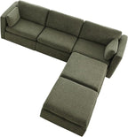 CHITA Oversized Modular Cloud Sectional Fabric Sofa Set, FSC Certified U Shaped - Image 5
