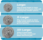 12 Pack Stainless Steel Scourers by Scrub It – Steel Wool Scrubber Pad Used - Image 3