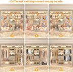 Closet System - 4.75-8FT Closet Organizer System - Image 4