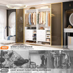 Aheaplus 2.5FT Closet System - Image 4