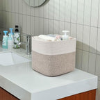 3 Pack Storage Cubes 11 Inch Cotton Rope Woven Baskets - Image 7