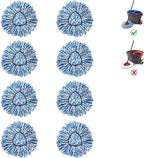 BonusLife 8-Pack Mop Head for O-Ceda RinseClean Spin Mop Refill 2-Tank System by BonusLifeInc