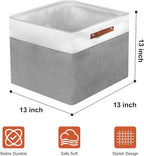 13in Open Fabric Storage Basket - Image 2