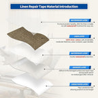 KING MOUNTAIN Linen Repair Patches, Self-Adhesive Fabric Patches, 4 X 63 inch - Image 3