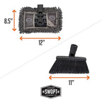SWOPT Angled Broom Head + 12” Dust Mop Head + Plastic Dustpan – Multi-Surface - Image 6