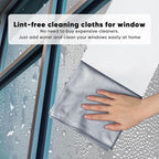 HOMEXCEL Microfiber Glass Cleaning Cloth 12 PK, Lint Free Streak Free, Reusable - Image 2
