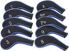 Sword &Shield sports Neoprene Zipper Golf Club Iron Head Covers Iron Covers by Unknown