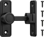 Barn Door Privacy Latch, 90°/180° Swing Slide Lock, Zinc-Alloy, Adhesive or by RETRIN
