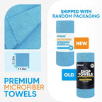 Microfiber Cleaning Cloth, 50 Sheets Shop Towels Commercial Grade Washcloths - Image 3