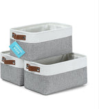 OrganiHaus Small Fabric Storage Bins by OrganiHaus
