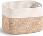 Woven Cotton Rope Storage Basket by ICERZCZ