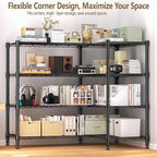 Himimi 4-Tier Adjustable Metal Shelving - Image 2