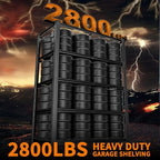 48" W Garage Shelving Heavy Duty, 2800LBS Storage Shelves, 5-Tier Adjustable - Image 5