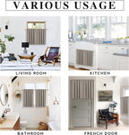 RYB HOME Blackout Curtains for Kitchen, Over Sink Privacy Curtains Window Decor - Image 6