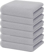 Homaxy 100% Cotton Waffle Weave Kitchen Dish Towels, Ultra Soft Absorbent Quick by Homaxy
