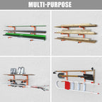 UNITEDPOWER Wall Mount Wood Organizer, Lumber Storage Rack, Heavy Duty Metal - Image 6