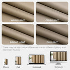 Joydeco Blackout Patio Sliding Door Curtains 108 Inches Long, Grommet Privacy - Image 8