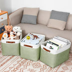 DULLEMELO 16 inch Fabric Storage Basket, Decorative Storage Boxes - Image 7
