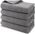 HOMEXCEL Professional Large Microfiber Car Drying Towels 4 Pack, Lint Free by HOMEXCEL
