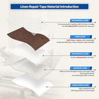 KING MOUNTAIN Linen Repair Patches, Self-Adhesive Linen Fabric Patches - Image 3