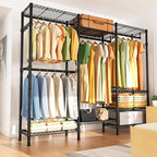 Heavy Duty Garment Rack Large Clothes Rack, Freestanding Closet Portable - Image 6