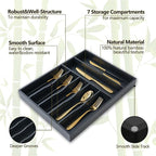 Silverware Organizer, 12.5 Inch Utensil Organizer Kitchen Drawer Organizer - Image 3