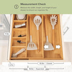 KitchenEdge Adjustable Kitchen Drawer Organizer - Image 4