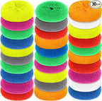 Blulu Plastic Dish Scrubbers for Dishes Pot Round Nylon Pad, Mesh Scouring Non by Blulu
