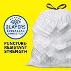 Glad ForceFlex Tall Kitchen Drawstring Trash Bags, 13 Gal, Fragrance Free - Image 2