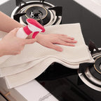 Homaxy 100% Cotton Oversized Waffle Weave Kitchen Dish Towels, Ultra Soft - Image 5