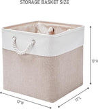 13 x 13 Inch Storage Cubes，6 Pack Cube Storage Bins - Image 3