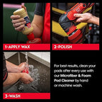 Griot's Garage 3” Red Foam Waxing Pads - Image 4