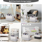 COMFY-HOMI 3 Pack Cotton Rope Square Basket - Image 5