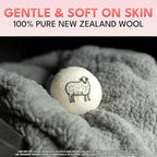 Lavender Scented Wool Dryer Balls – 4 XL Pack – Natural Fabric Softener - Image 7