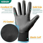 Kebada Safety Work Gloves, 12 Pairs Work Gloves - Image 2