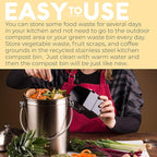 EPICA Countertop Compost Bin Kitchen | 1.3 Gallon | Odorless Composting Bin - Image 5