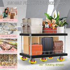 Utility Service Cart 2 Shelf - Image 5