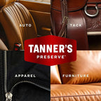 Tanner's Preserve Leather Cleaner & Conditioner Duo Pack, Rejuvinates & - Image 2