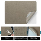 J.CARP 2Pcs Linen Repair Patches, Large Self-Adhesive Fabric Patch - Image 3