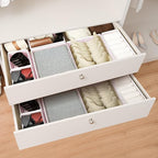 Cupic Cupid Drawer Organizer, Dresser Organizers, Foldabe Drawer Organizer - Image 5