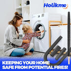 Holikme 2 Pieces Dryer Vent Cleaner Kit, Dryer Lint Vacuum Attachment and - Image 8