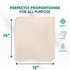 ZUPERIA Cotton Shop Towel – Multipurpose Cleaning Cloths Reusable Shop Rags - Image 2
