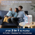 Jafanda Air Purifier for Home Bedroom 780sq ft, HEPA & Activated Carbon - Image 7