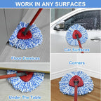 Spin Mop Replace Head, Mop Handle - Image 5